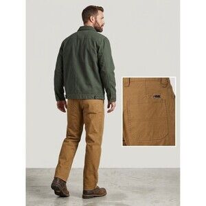 Mountain Khakis Mens Pants 32x30 Brown Relaxed Fit Canvas Work Chino